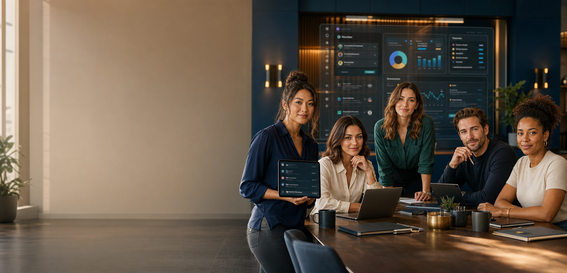 The DemandAngels crew working across GoHighLevel, Instantly and Slack dashboards